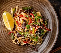 Удон с говядиной