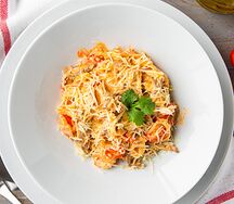 Феттуччине с говядиной