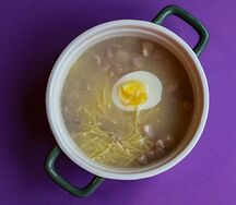 Детский куриный суп с лапшой