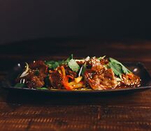 Говядина с овощами