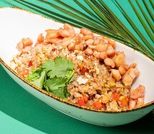 Тяхан с курицей