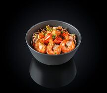 Соба с морепродуктами