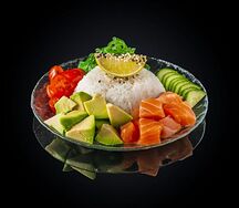 Поке с лососем