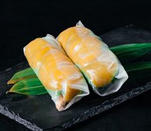 Гой-куон с креветками и манго