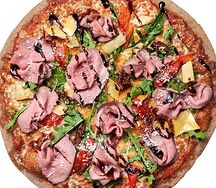 С ростбифом на ржаном тесте