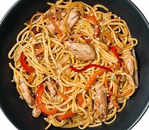 Вок с курицей