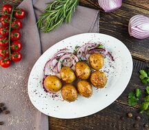 Картофель на углях