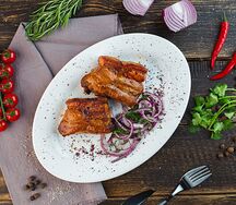 Шашлык из свиных ребер