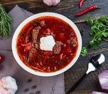 Борщ с говядиной