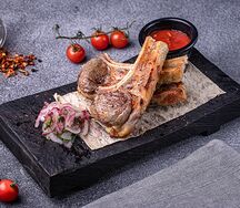 Шашлык из бараньей корейки