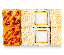 Запеченный ролл три сыра