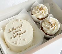 Набор Бенто-торт и капкейки для мамы и бабушки