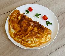 Омлет с ветчиной