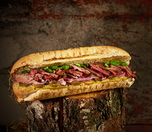 Хот-дог с говядиной