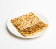 Блин с капустой и яйцом