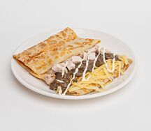 Блин большой С курицей