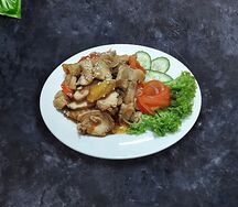 Мясо по-арабски с курицей