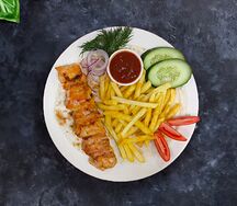 Куриное бедро в лаваше