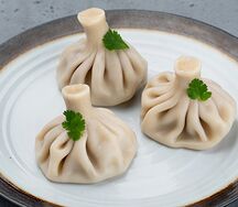 Хинкали с картошкой и грибами 5 шт