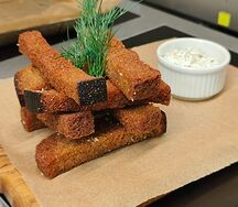 Гренки с чесноком