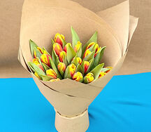 Букет тюльпанов 25 шт на 8 марта
