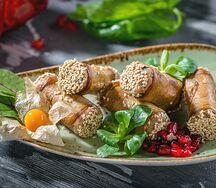 Баклажаны с ореховой начинкой