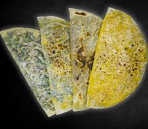 Кутаб с сыром и зеленью