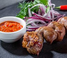 Шашлык из почечной части ягненка