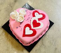 Торт Марципан сердце №2