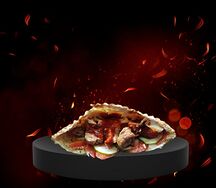 Шаурма в пите со свининой на мангале