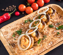 Грибы на мангале