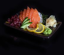 Сашими с лососем