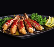 Тигровая креветка в темпуре