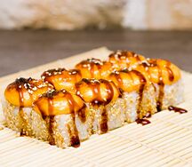 Запечённый ролл Аляска