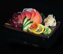 Сашими c лососем Гравлакс