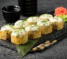 Цезарь шримп темпура