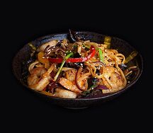 Wok лапша удоны с тигровой креветкой