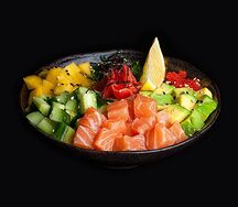 Поке с лососем