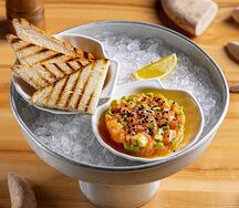 Тартар из свежего лосося