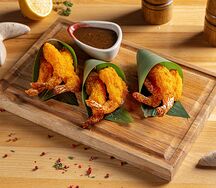 Тигровые креветки темпура