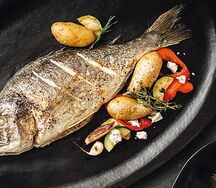 Дорадо на мангале