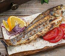 Сибас на мангале