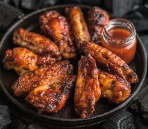 Острые крылышки на мангале