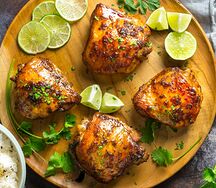 Шашлык из куриного бедра