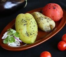 Перец сладкий на углях