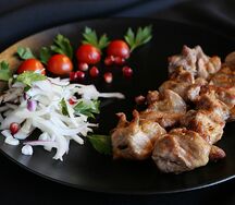 Шашлык из бедра курицы