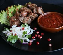 Шашлык из cвинoй шейки