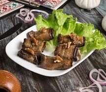 Баклажаны с орехами