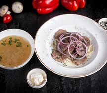 Бешбармак из говядины с казылыком
