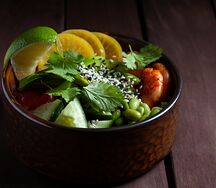 Поке с креветками